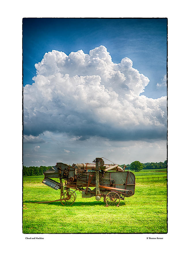 Cloud and Machine Photograph by R Thomas Berner