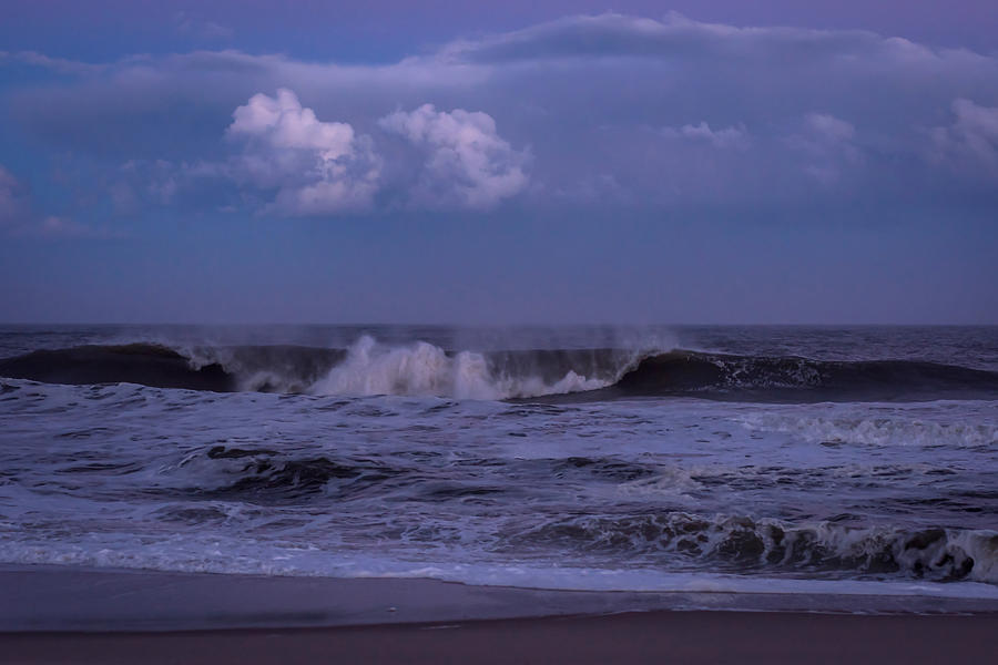 Cloud and Wave Seaside New Jersey Photograph by Terry DeLuco