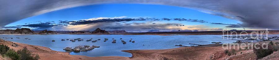 Cloud Arc At Lake Powell Photograph by Adam Jewell
