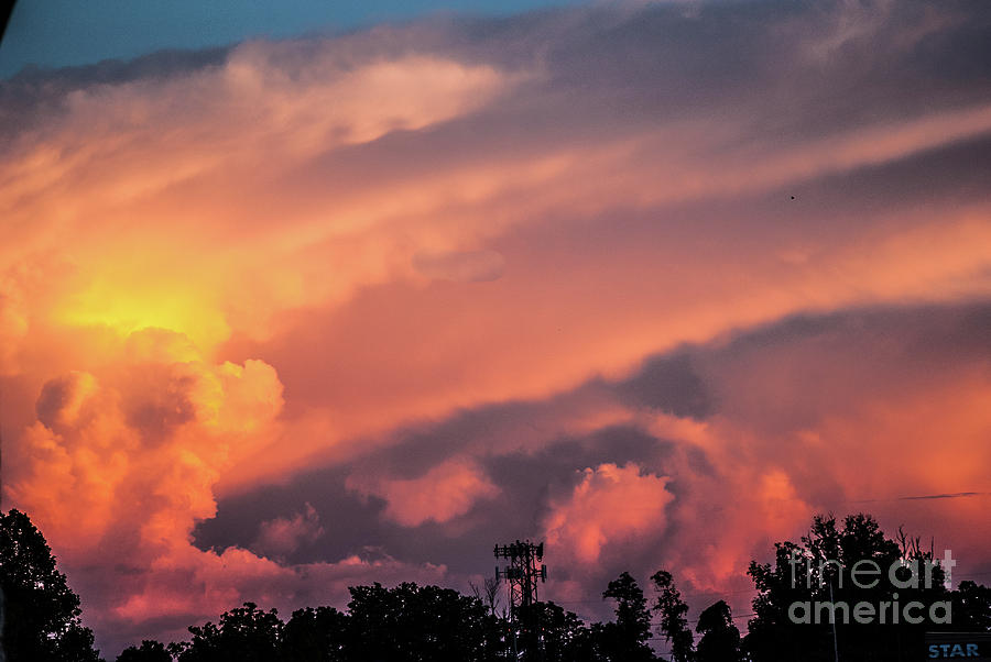 Cloud at Sunset No. 1 Photograph by Kevin Gladwell