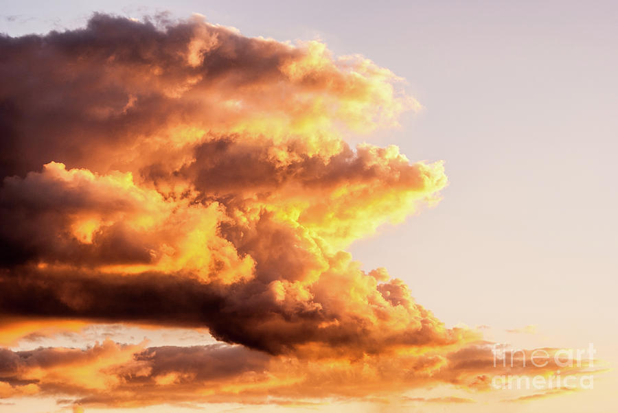 Cloud at Sunset No. 5 Photograph by Kevin Gladwell