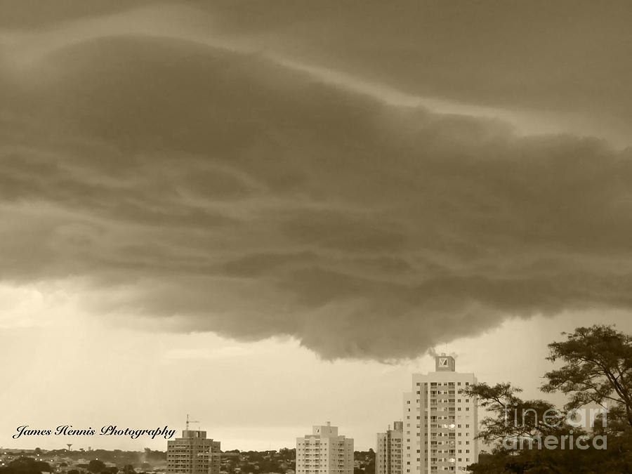 Cloud Attacks Building Photograph by Metaphor Photo