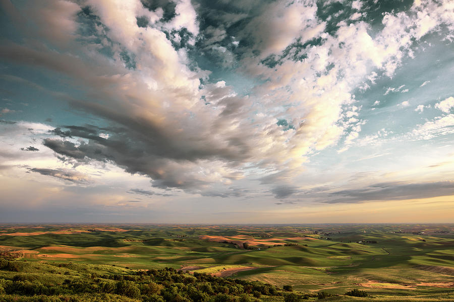 Clouds Photograph - Cloud Break, The Palouse by Vincent James