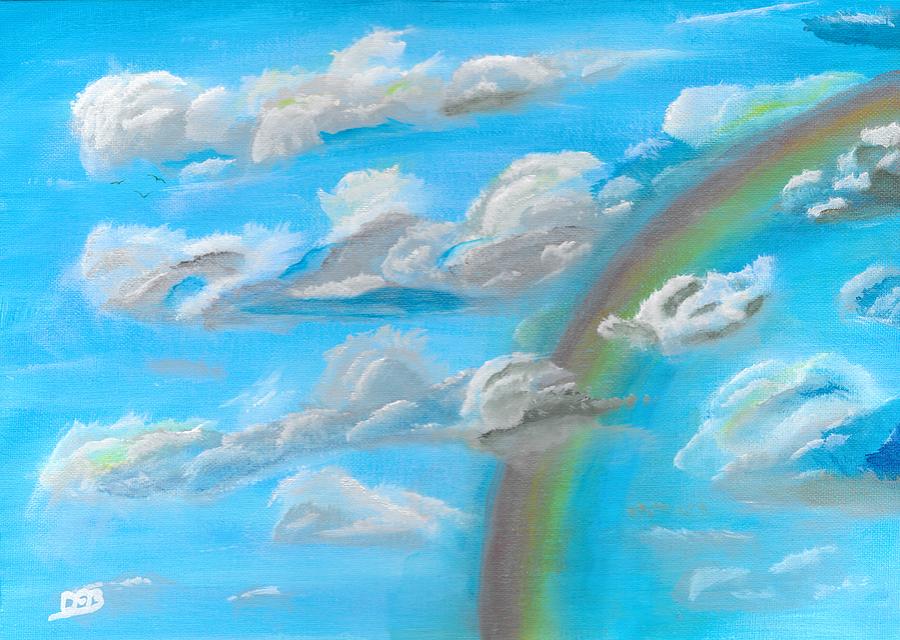 Cloud Busting Painting by David Bigelow