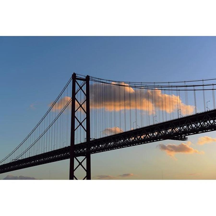 Bridge Photograph - Cloud Catcher. 
#bridge #cloudporn by Visual Creative In Lisbon