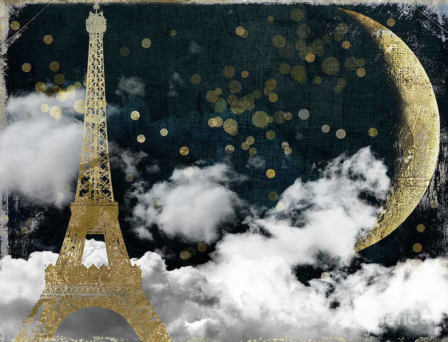 Cloud Cities Paris Painting
