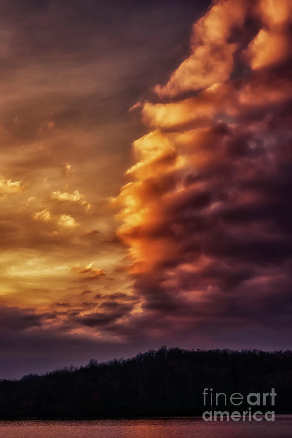 Cloud Drama at Sunset Photograph by Thomas R Fletcher