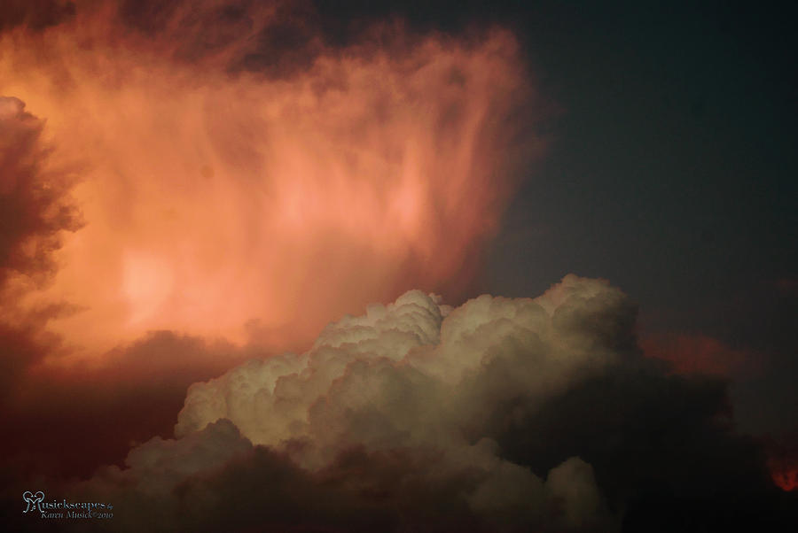 Cloud Explosion of Color Photograph by Karen Musick