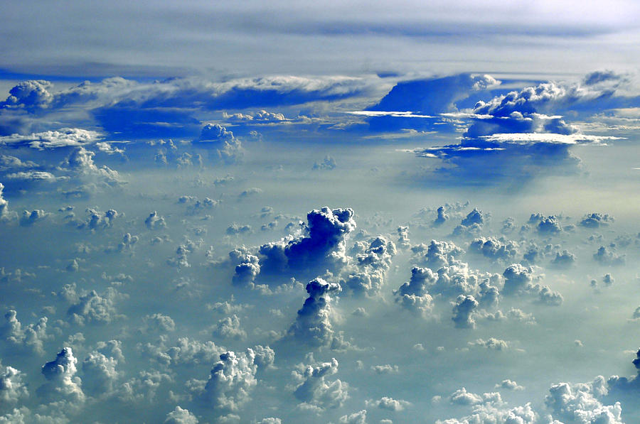 Up Movie Photograph - Cloud Formations by Bliss Of Art