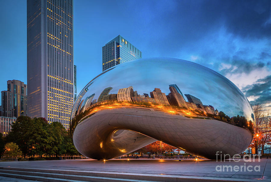 Cloud Gate 5 Photograph by Inge Johnsson