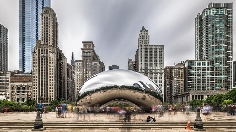 Architecture Photograph - Cloud gate - Chicago, United States - Travel photography by Giuseppe Milo