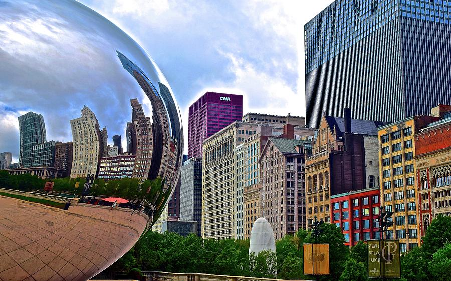 Cloud Gate Reflects the Windy City Photograph by Frozen in Time Fine Art Photography