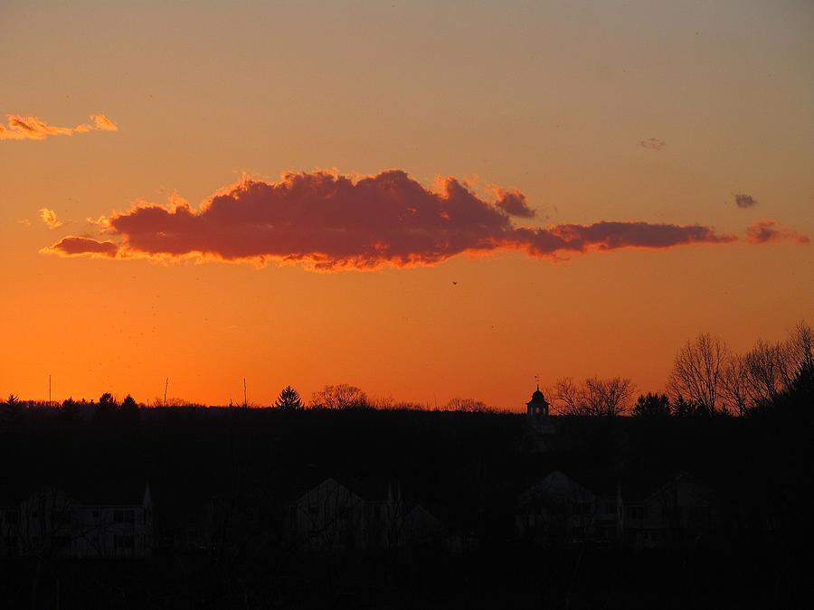 Cloud Glow at Sunset Photograph by Loretta Pokorny