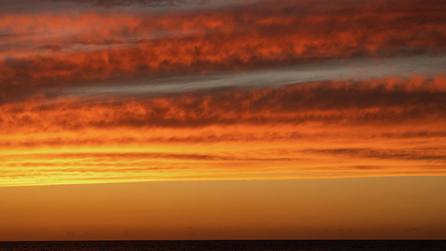 Cloud Glow Sunrise 2 Delray Beach Florida Photograph by Lawrence S Richardson Jr