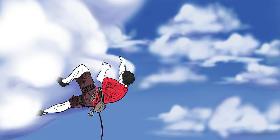 Cloud Hopping Digital Art by Barry Weatherall - Pixels