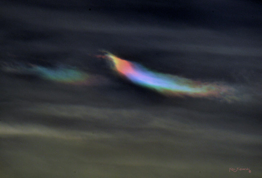 Cloud Iridescence 2 Photograph by Ken Figurski