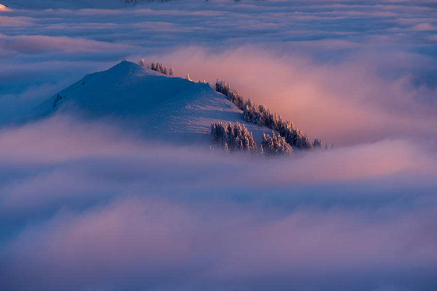 Mountain Photograph - Cloud Island by Ingo Scholtes