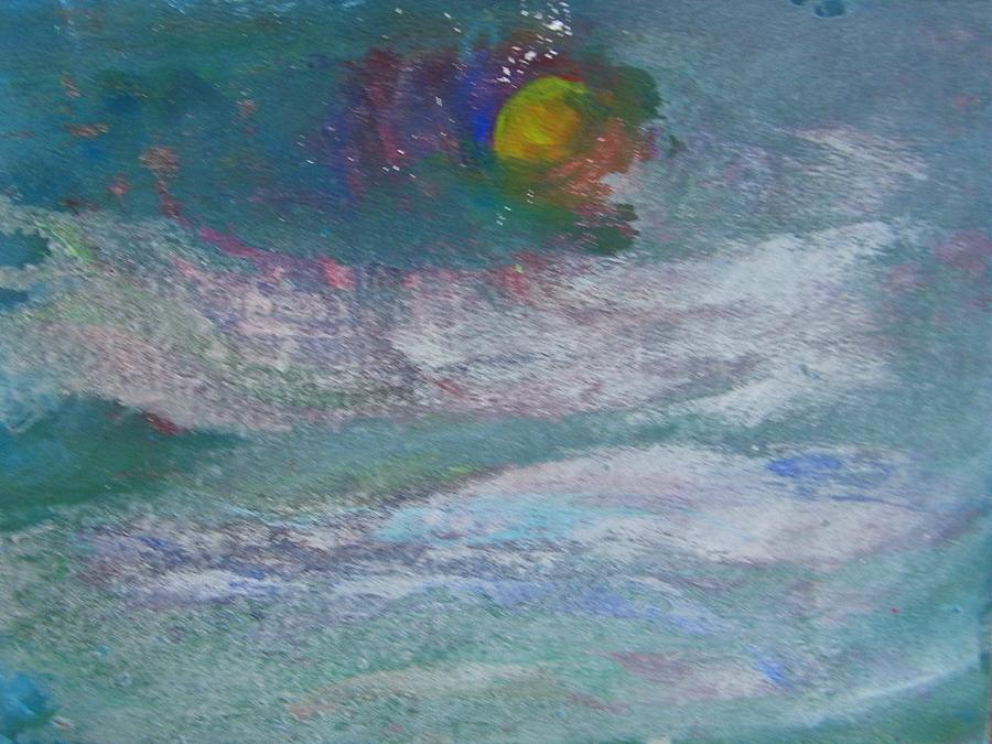 Cloud Moon  Painting by Judith Redman