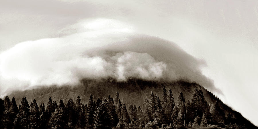 Grants Pass Photograph - Cloud Mountain by Joe Hoover Grants Pass Photograph - Cloud Mountain by Joe Hoover