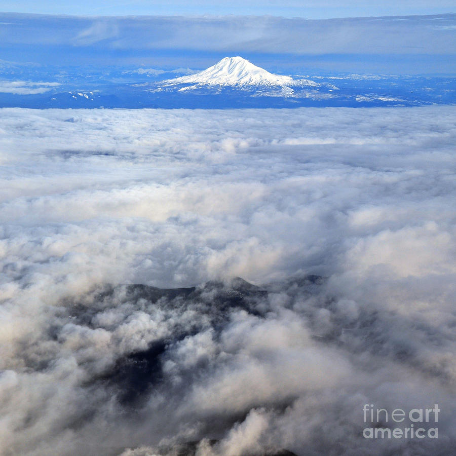 Mountain Photograph - Cloud Mountain by Stevyn Llewellyn
