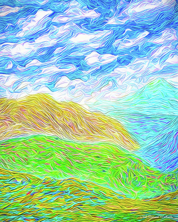 Cloud Mountain Symphony - Colorado Front Range Mountains Digital Art by Joel Bruce Wallach