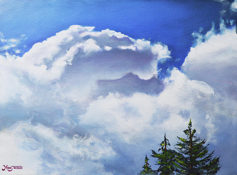 Tree Painting - Cloud Mountain by Yeshe Jackson