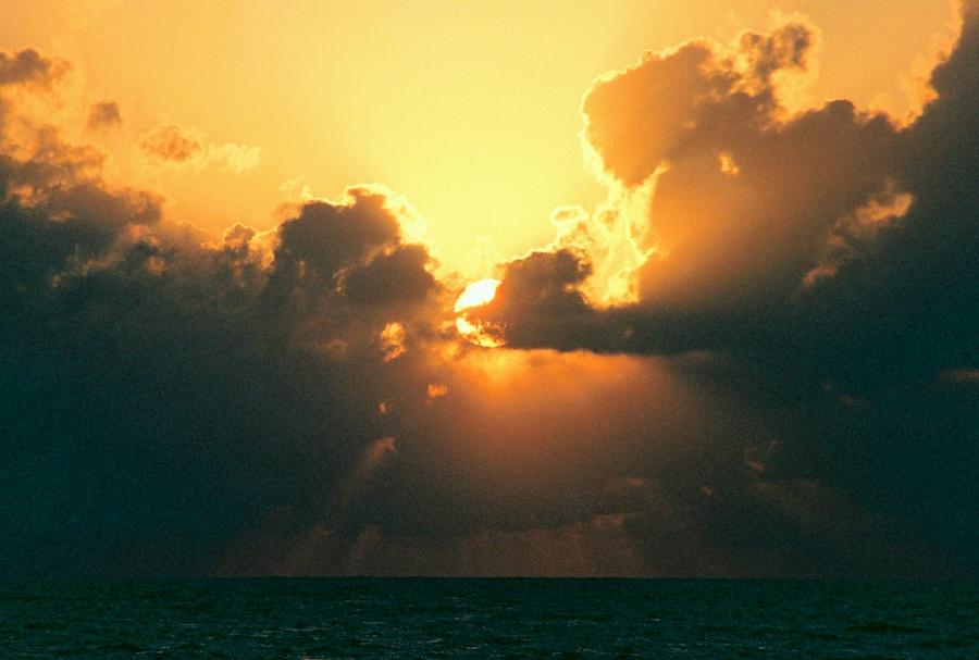 Cloud Offering In The Gulf Of Mexico Photograph by Michael Hoard