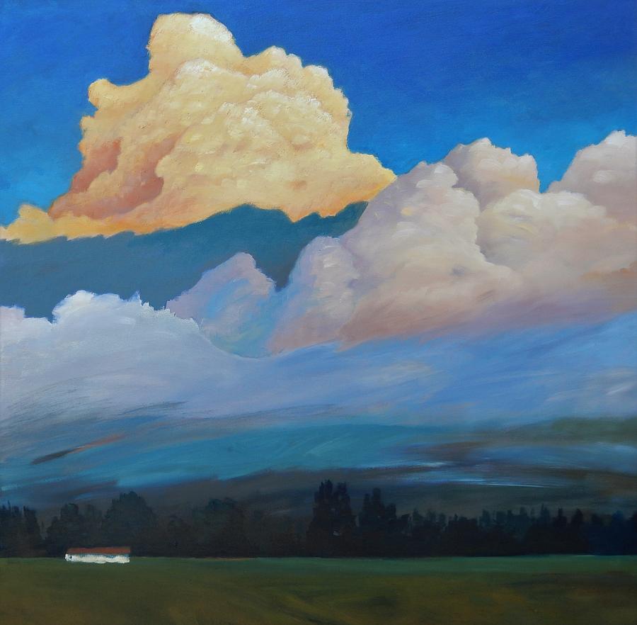 Farm Painting - Cloud on the Rise by Gary Coleman