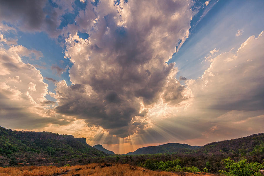 Cloud over Bandhavgarh 1 Photograph by Hitendra SINKAR