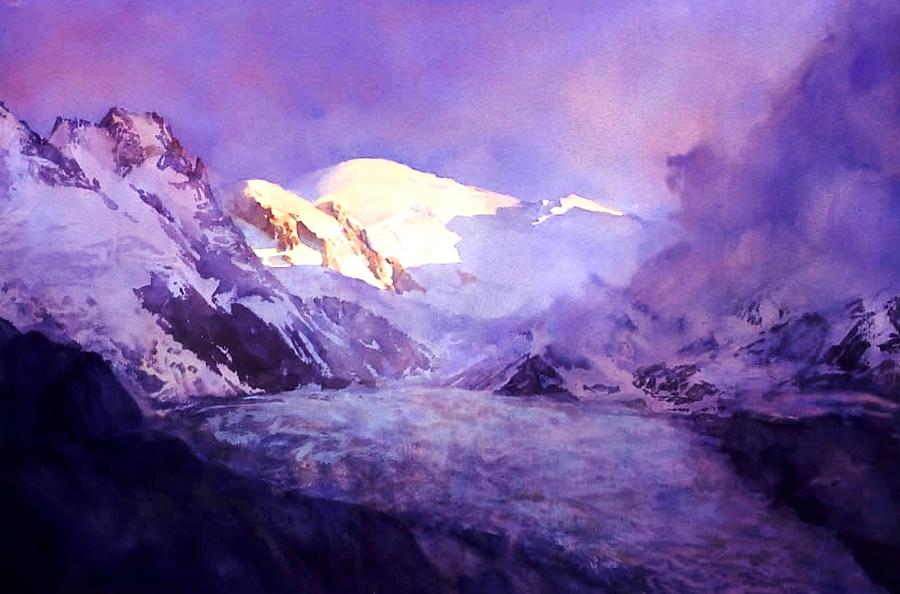 Mountains Painting - Cloud Peak  by Joseph Barani