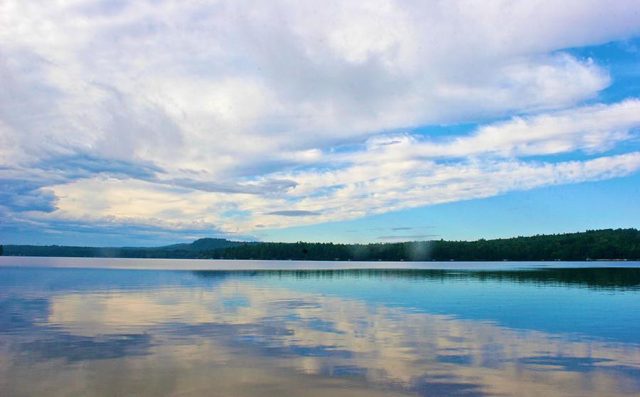 Cloud Reflection on Long Lake Photograph by Polly Castor