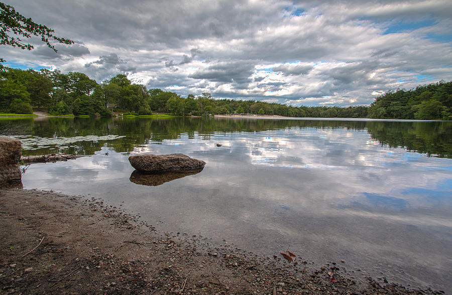 Cloud Reflections at Houghtons Pond Photograph by Brian MacLean
