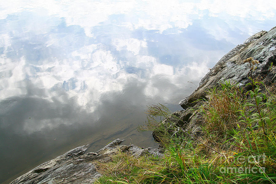 Nature Photograph - Cloud Reflections by Deborah Benoit