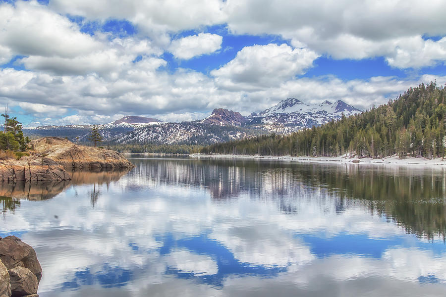 Cloud Reflections on Silver Lake Photograph by Marc Crumpler