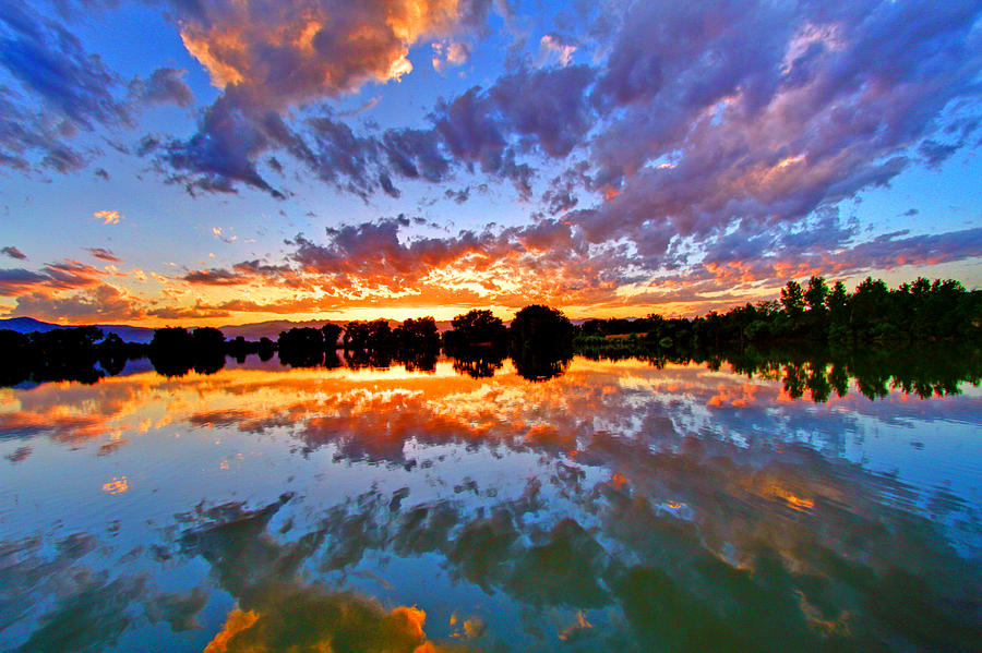 Cloud Reflections Photograph by Scott Mahon