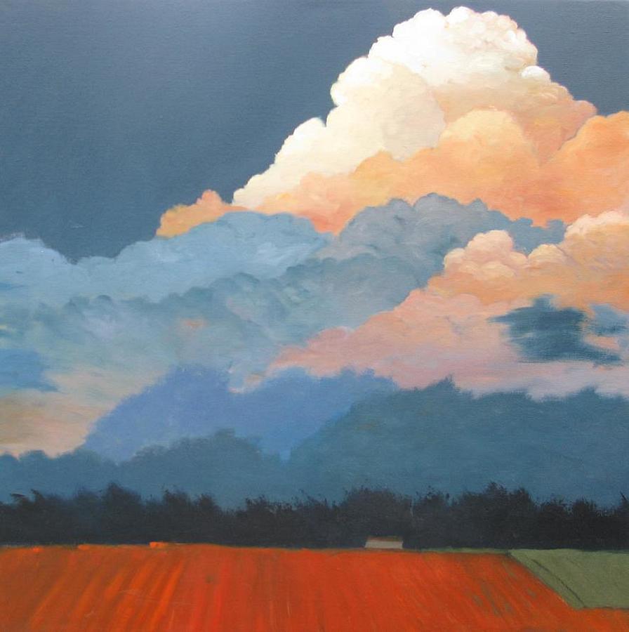 Farm Painting - Cloud Rising by Gary Coleman