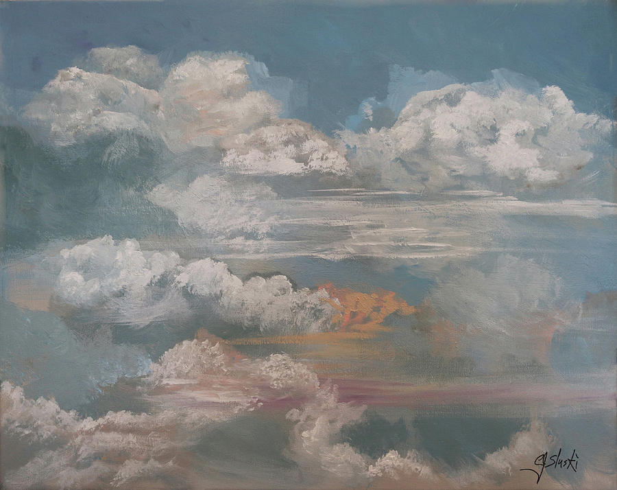 Cloud Series No.1 Painting by Carole Sluski