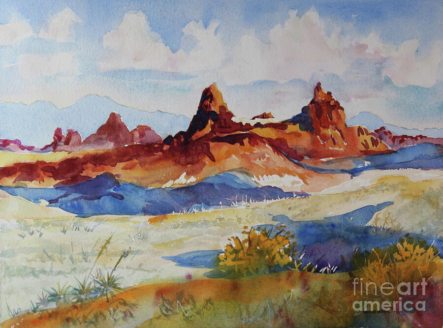 Cloud Shadows, Mule Ears Painting by Marsha Reeves | Fine Art America