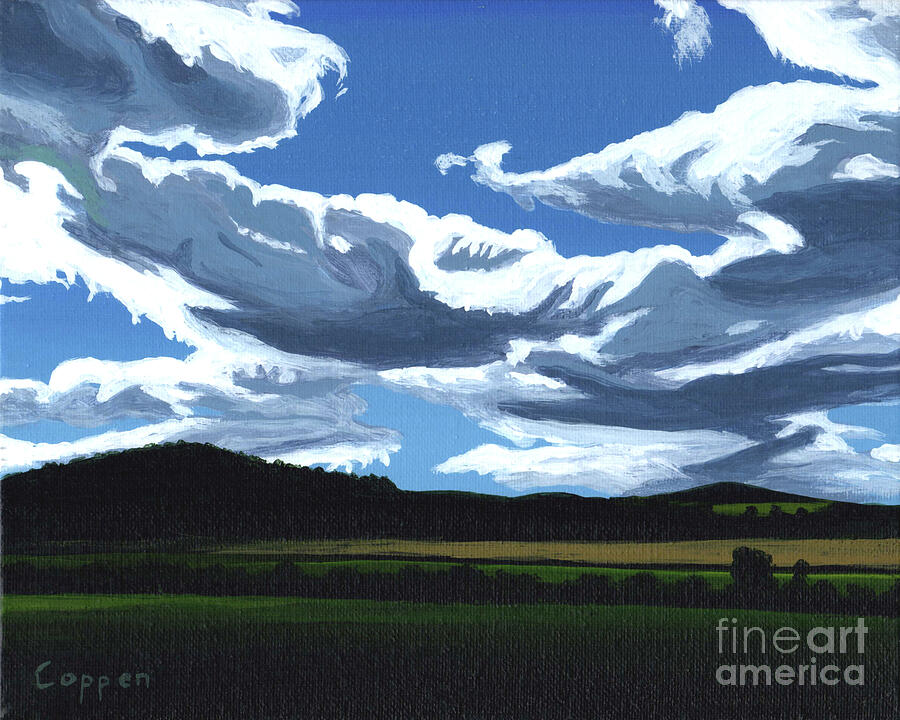 Cloud Shadows Painting by Robert Coppen