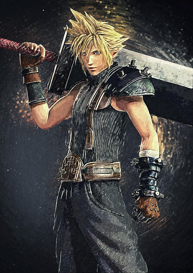 Cloud Strife Digital Art by Zapista OU | Fine Art America