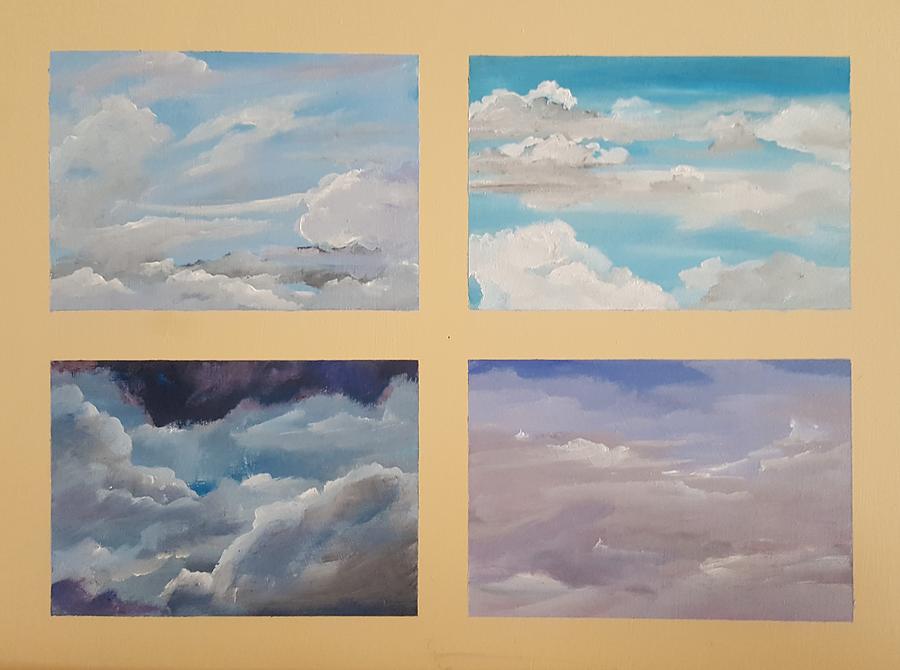 Cloud Study               51 Painting by Cheryl Nancy Ann Gordon