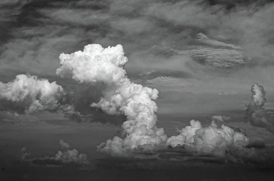 Black And White Photograph - cloud study No.1 by Tom Druin