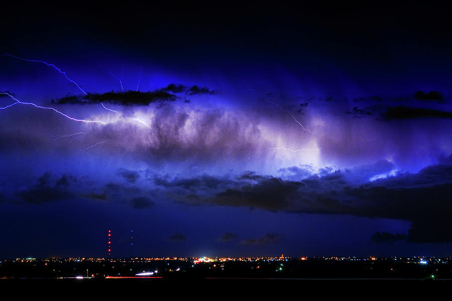 Cloud to Cloud Lightning Boulder County Colorado Photograph by James BO Insogna