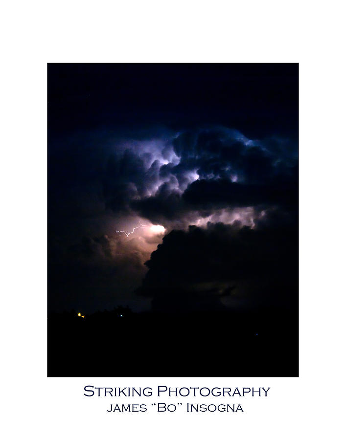 Nature Photograph - Cloud to Cloud Lightning Photography Poster by James BO Insogna