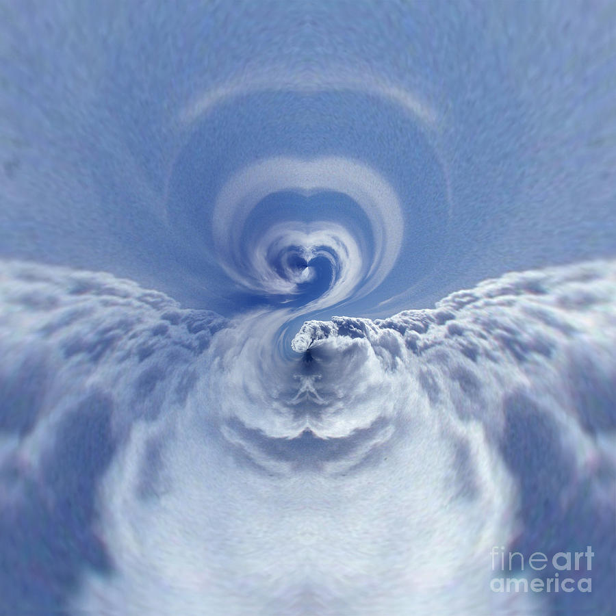 Cloud Vortex Painting of Shape and Form Spirits Photograph by Wernher Krutein