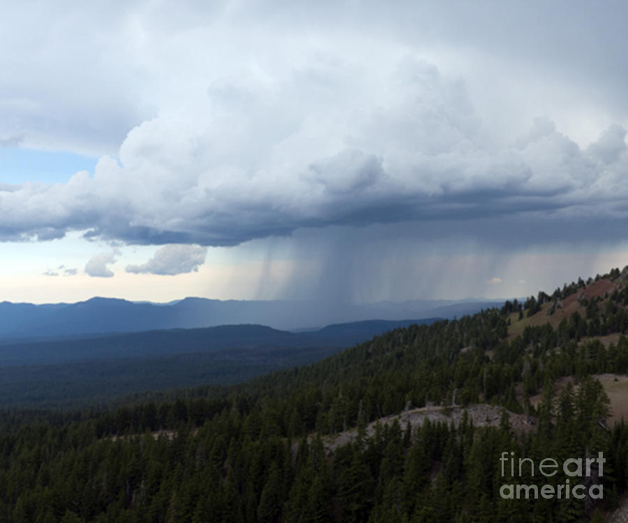 Cloudburst vista Photograph by Paula Joy Welter