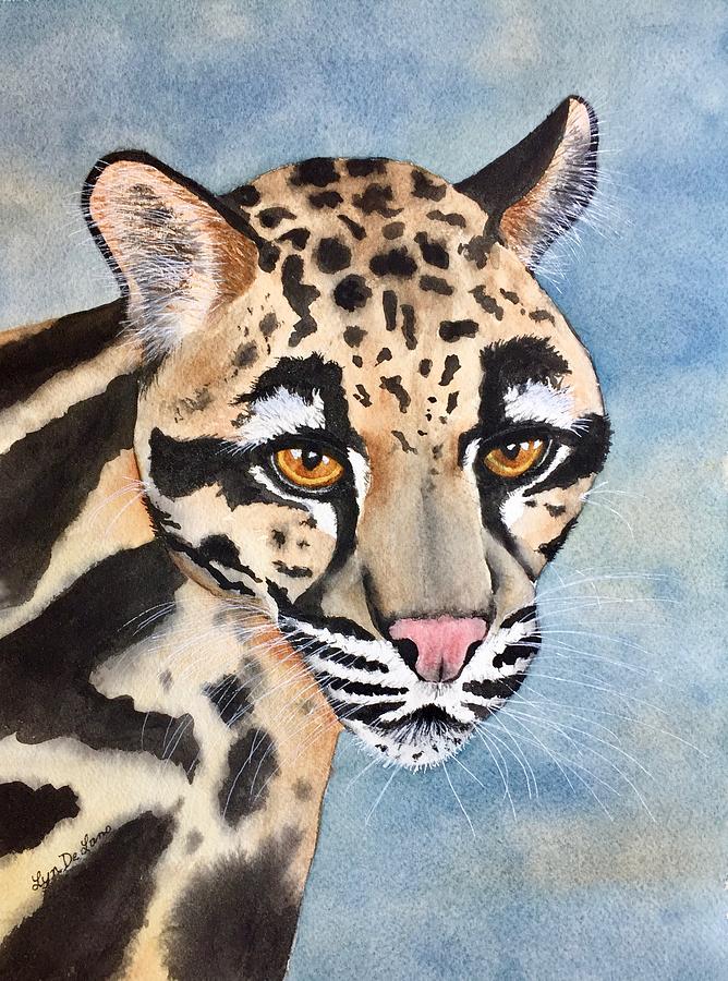 Clouded Leopard-Malee Painting by Lyn DeLano