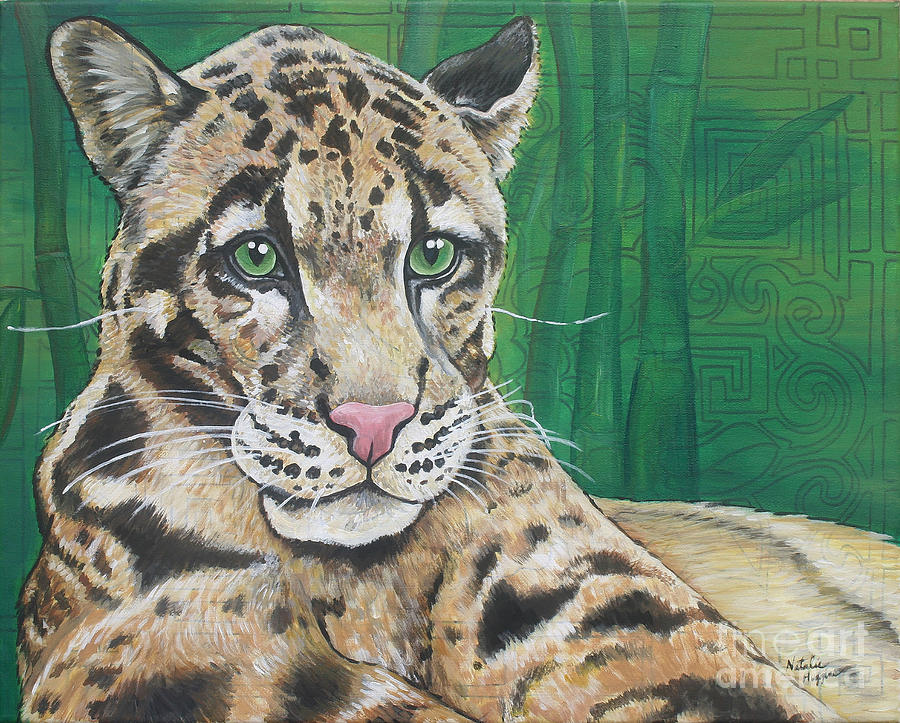 Clouded Leopard Painting By Natalie Huggins Fine Art America