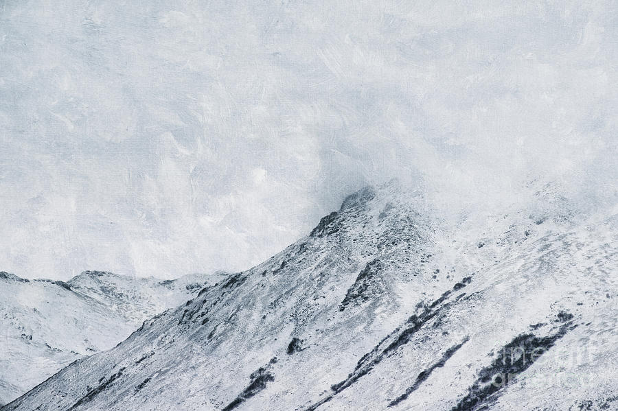 Landscape Photograph - Clouded Peaks by Priska Wettstein
