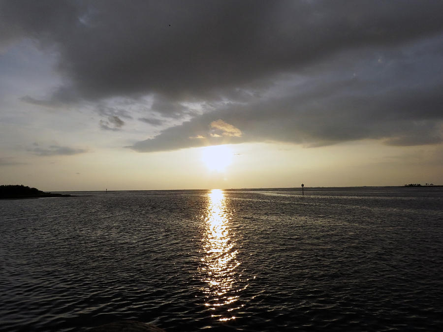 Clouded Sunset Fort Island Trail Photograph By Mario Carta - Fine Art 